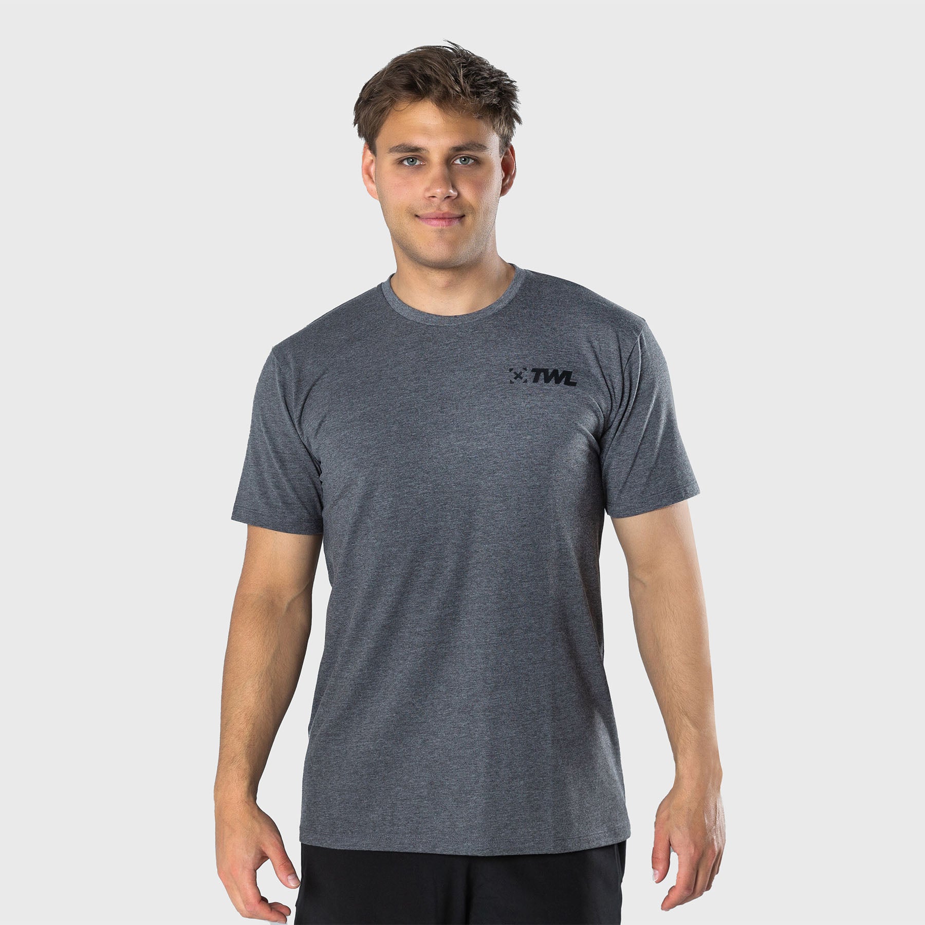 Men's Marl T-Shirt, Charcoal