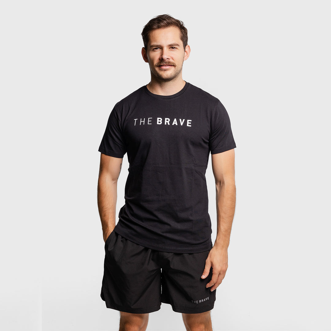 The Brave - Men's Signature T-Shirt - BLACK