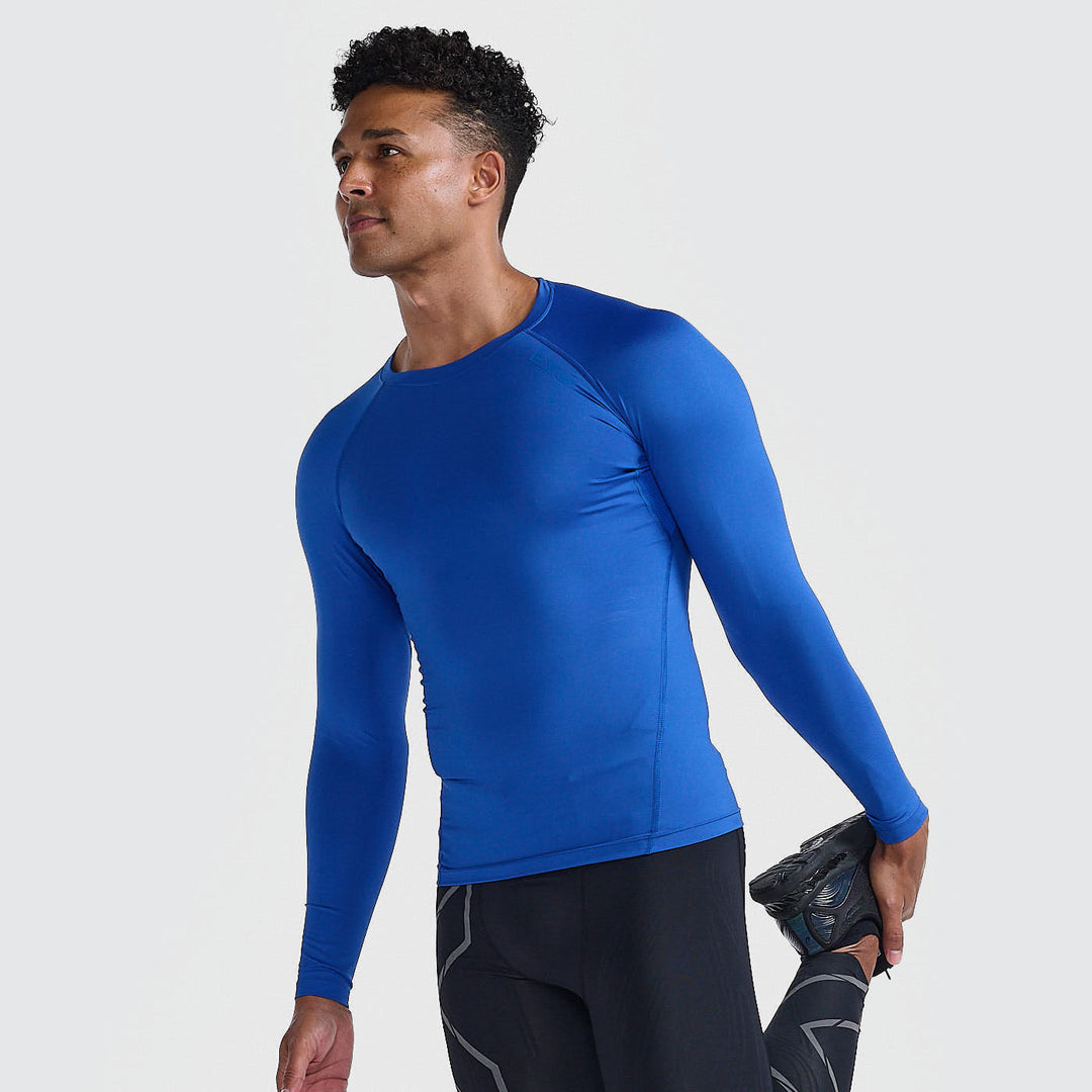 Men's 2XU Core Compression Long Sleeve :Black