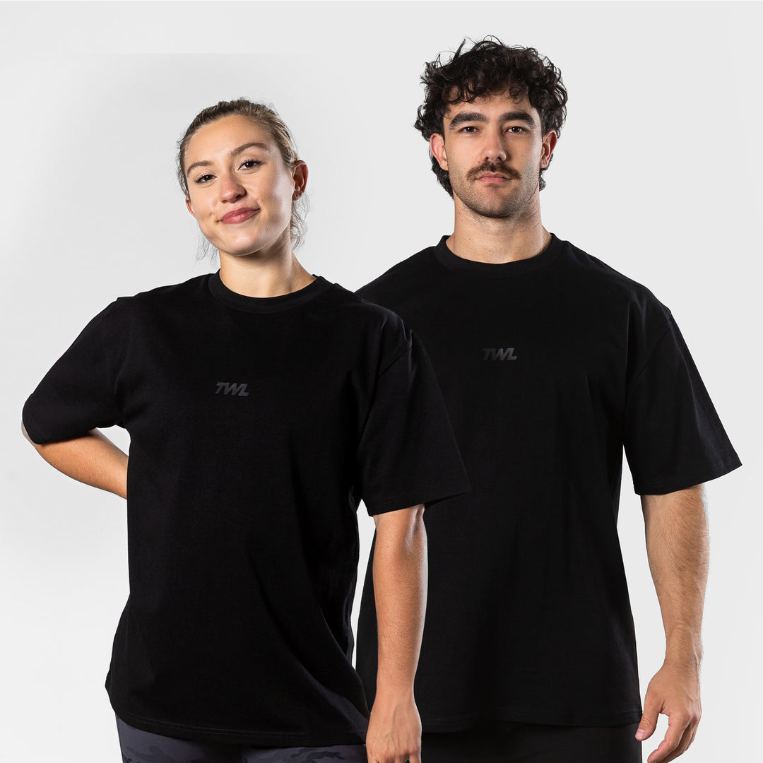 TWL - LIFESTYLE OVERSIZED T-SHIRT - BLACK