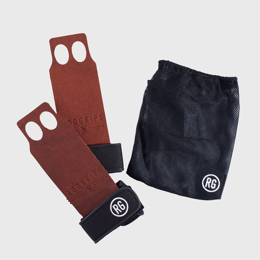 RooGrips - Kangaroo Leather Gymnastics Grips - Pebble