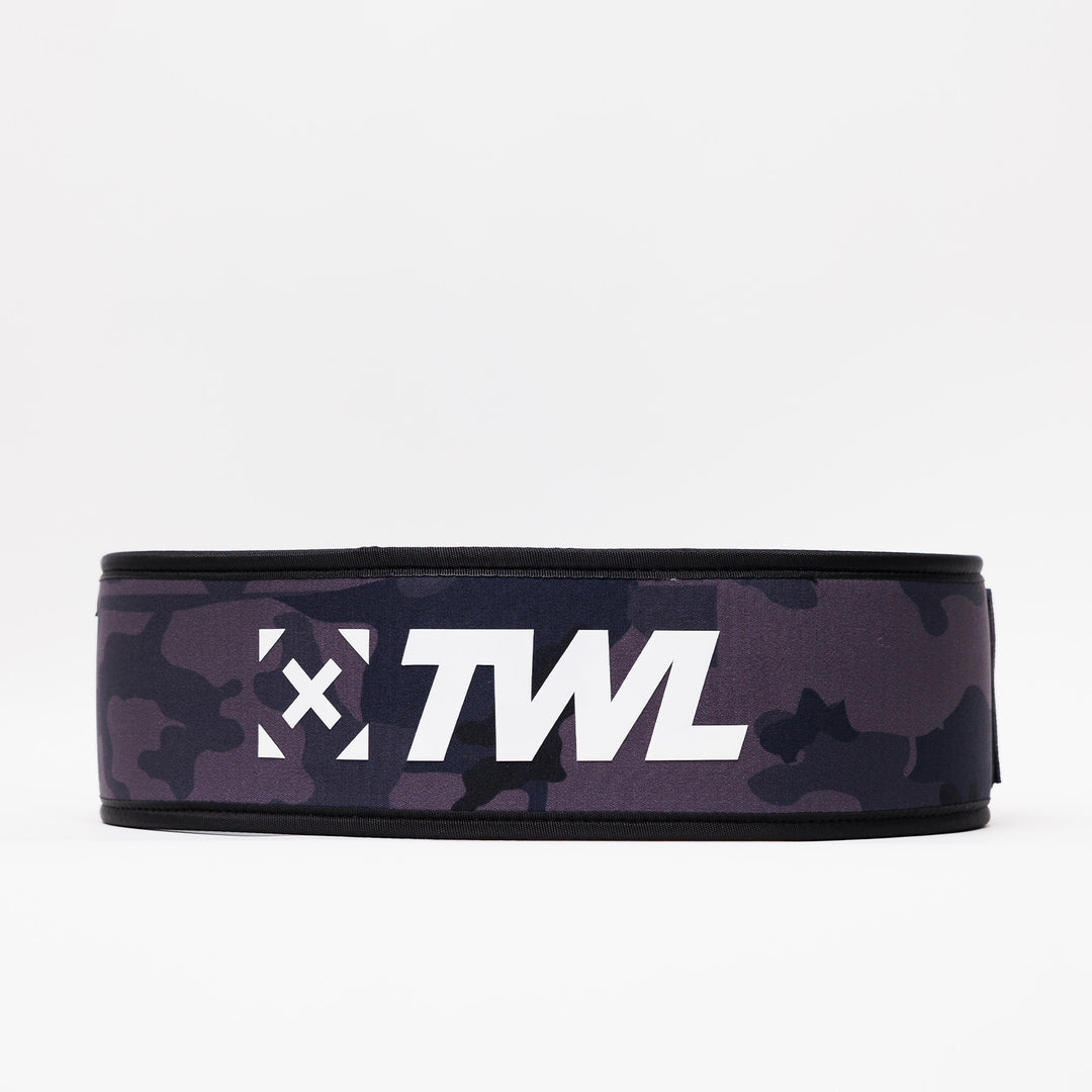 TWL - EVERYDAY 4" VELCRO LIFTING BELT - BLACK CAMO