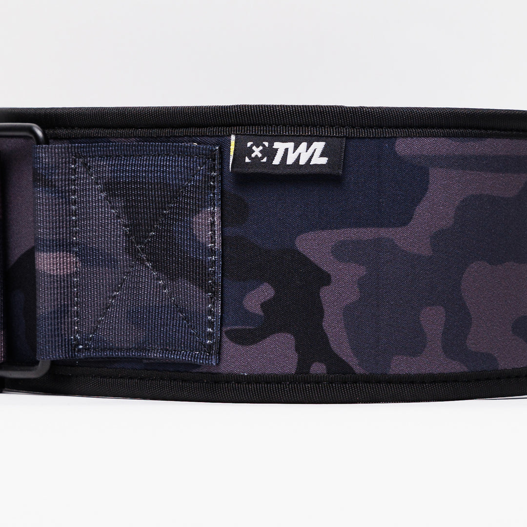 TWL - EVERYDAY 4" VELCRO LIFTING BELT - BLACK CAMO