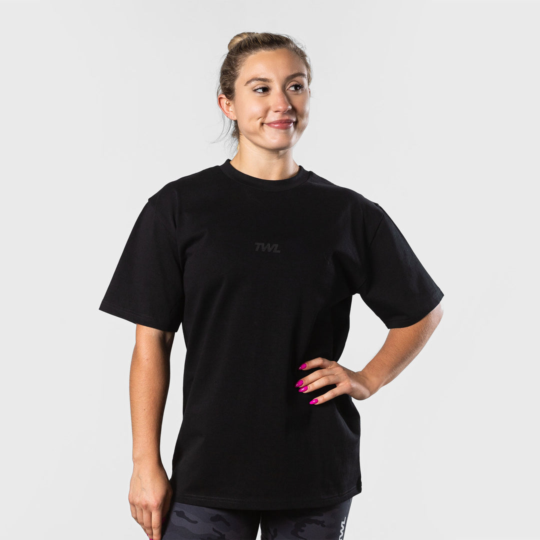 TWL - LIFESTYLE OVERSIZED T-SHIRT - BLACK