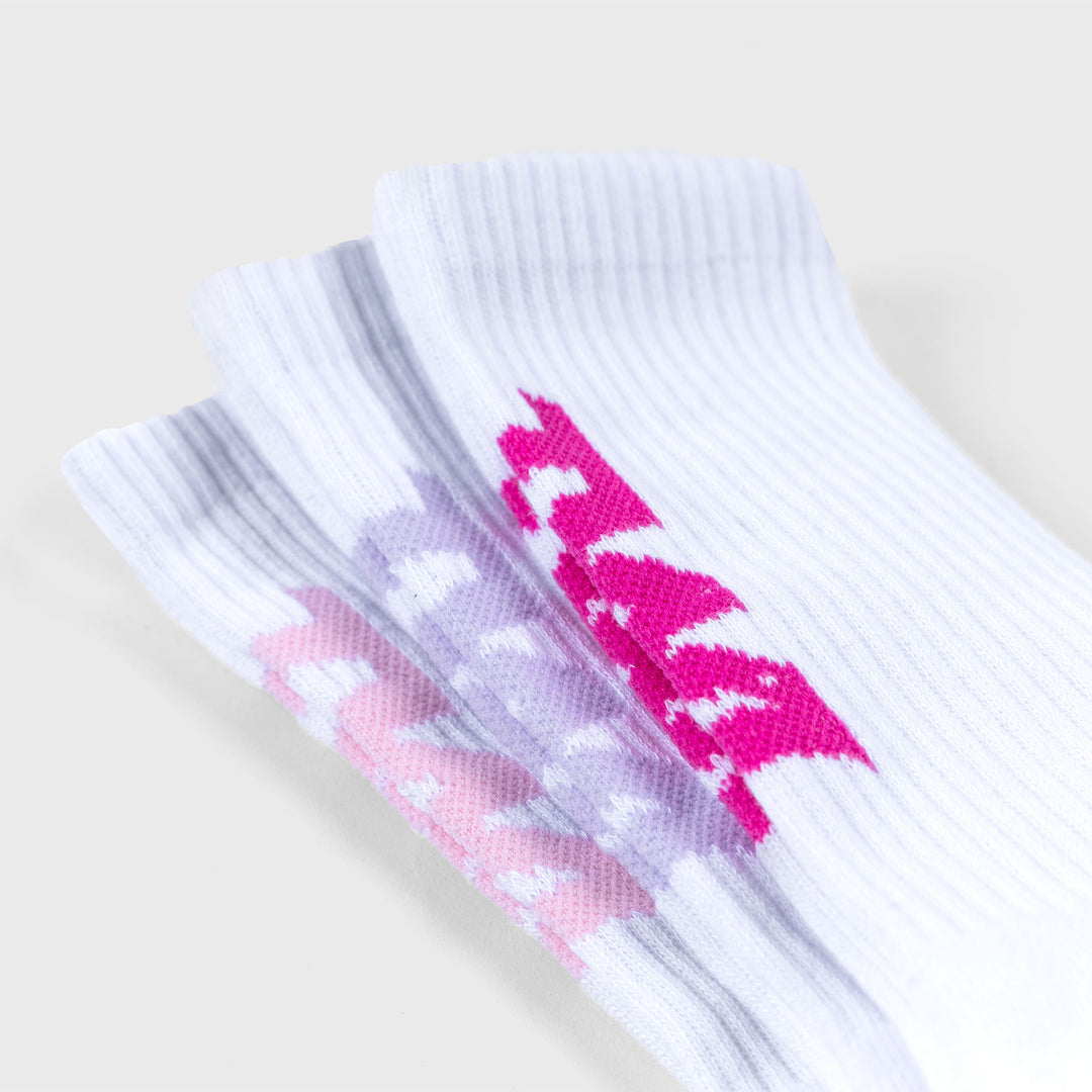 TWL - TEMPO SOCKS - 3PK/RASPBERRY/CHERRY BLOSSOM/LILAC