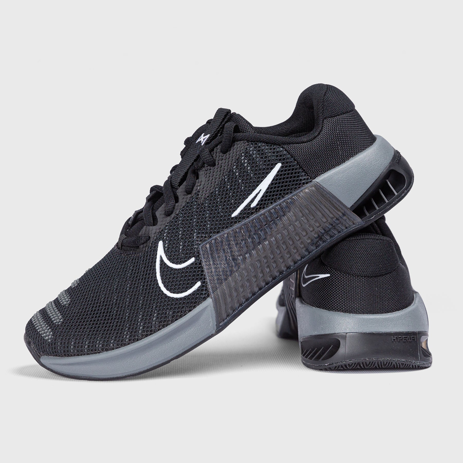 Nike black and hot sale white training shoes