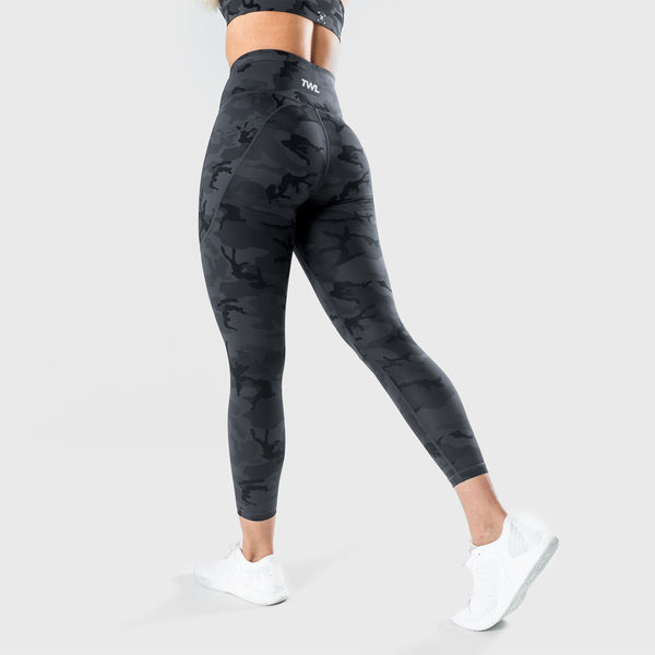 Power Pocket 7/8 Length Tight in Midnight Camo | Workout Tights | Active  Truth™