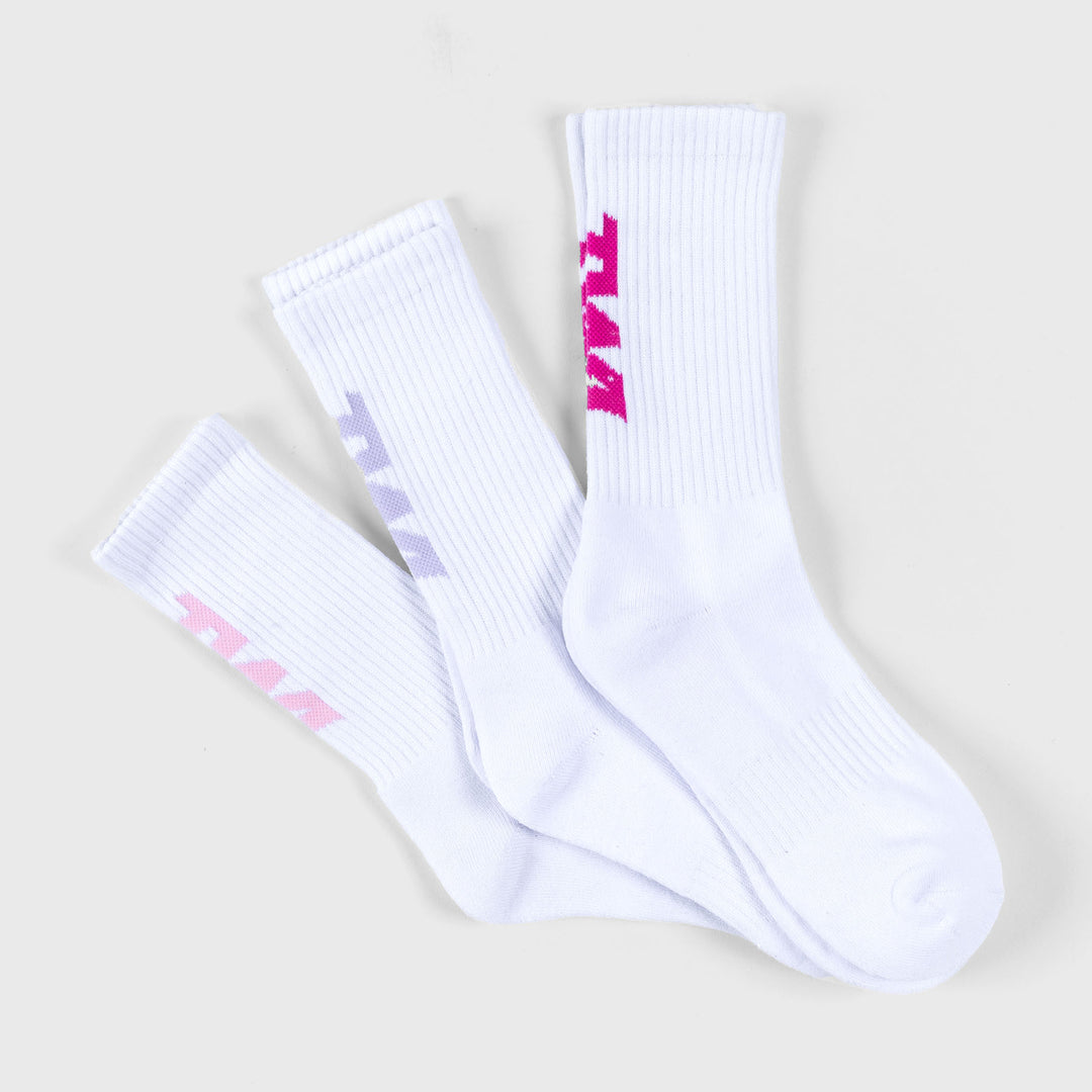 TWL - TEMPO SOCKS - 3PK/RASPBERRY/CHERRY BLOSSOM/LILAC