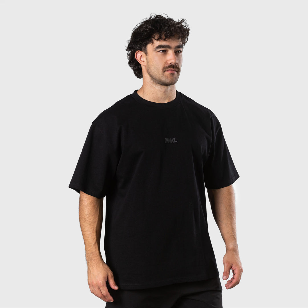 TWL - LIFESTYLE OVERSIZED T-SHIRT - BLACK