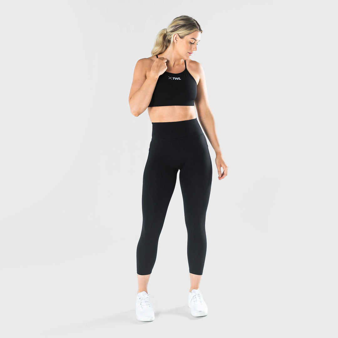 TWL - WOMEN'S ENERGY HIGH WAISTED 7/8TH TIGHTS - BLACK – The WOD Life