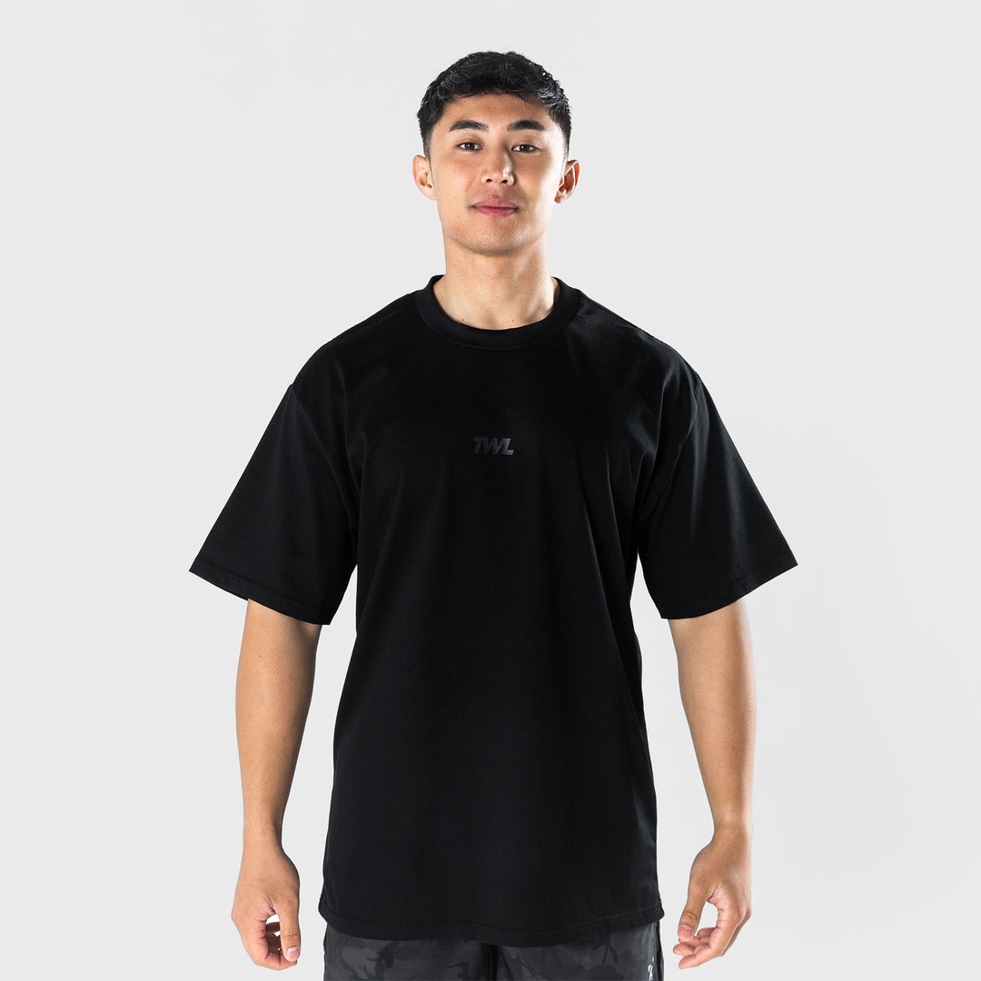 TWL - LIFESTYLE OVERSIZED T-SHIRT - BLACK