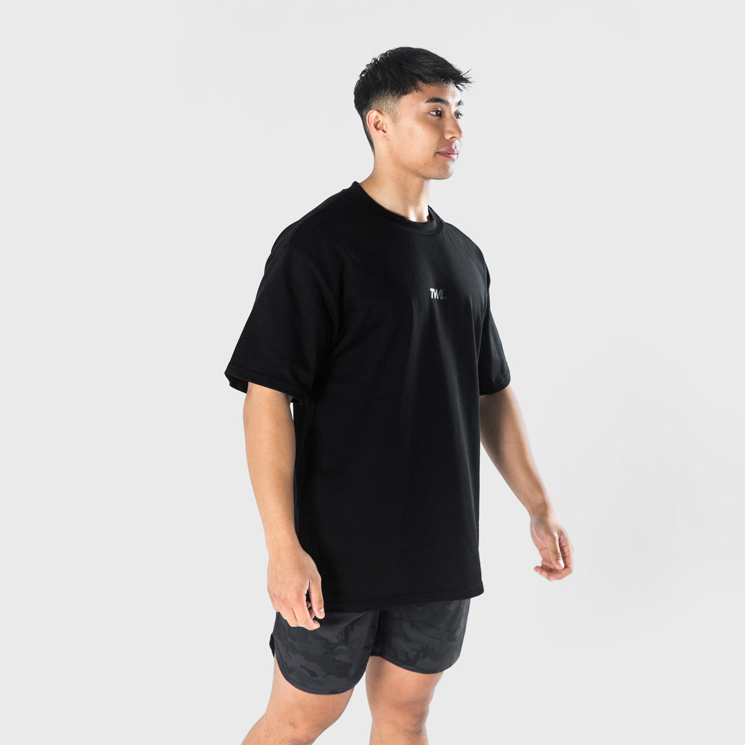 TWL - LIFESTYLE OVERSIZED T-SHIRT - BLACK