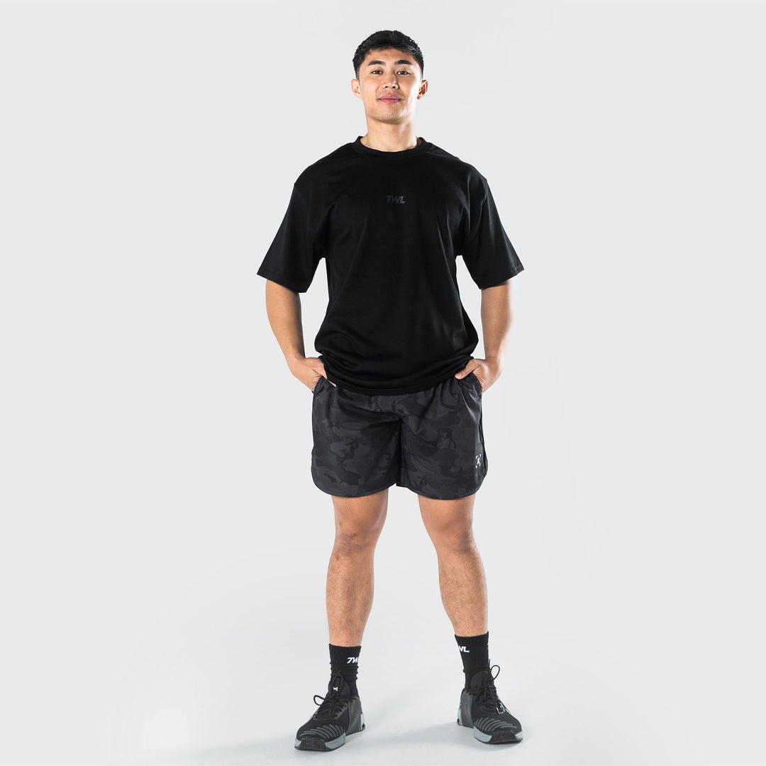 TWL - LIFESTYLE OVERSIZED T-SHIRT - BLACK