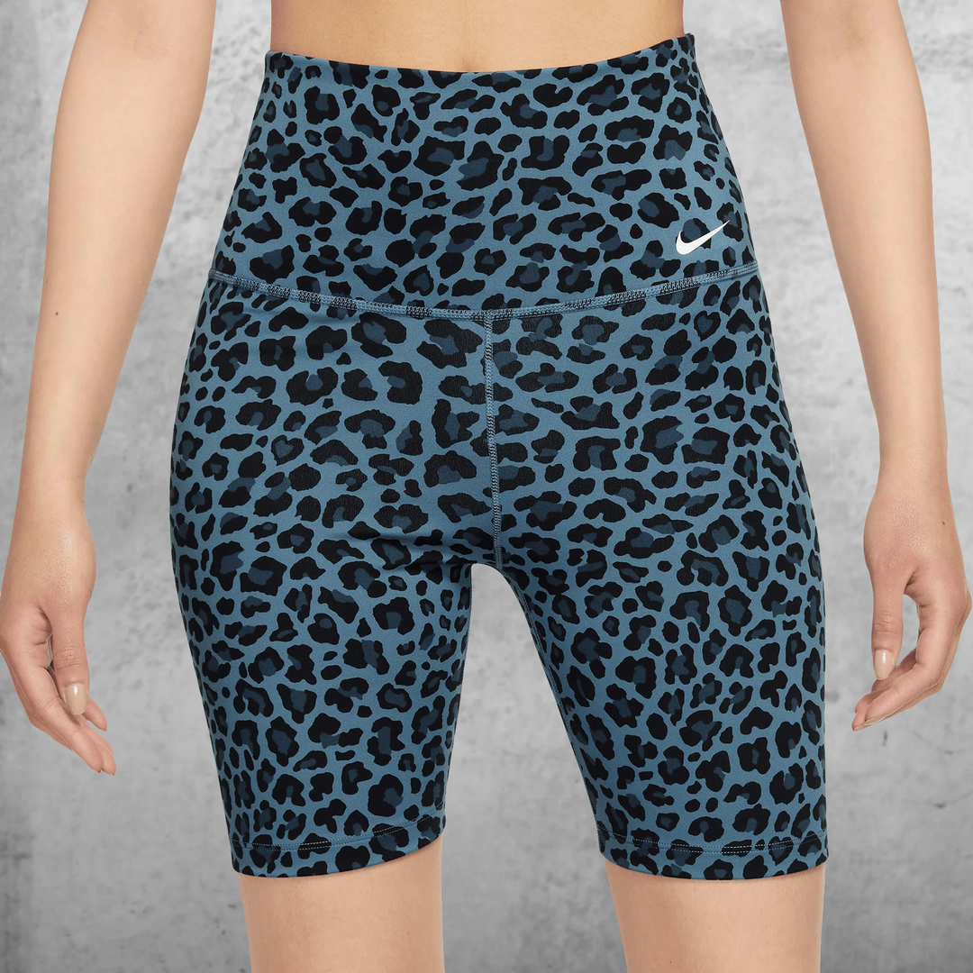 Nike® One Dri-Fit High Rise Leggings Womens Small S Black Grey Leopard  Print NEW 