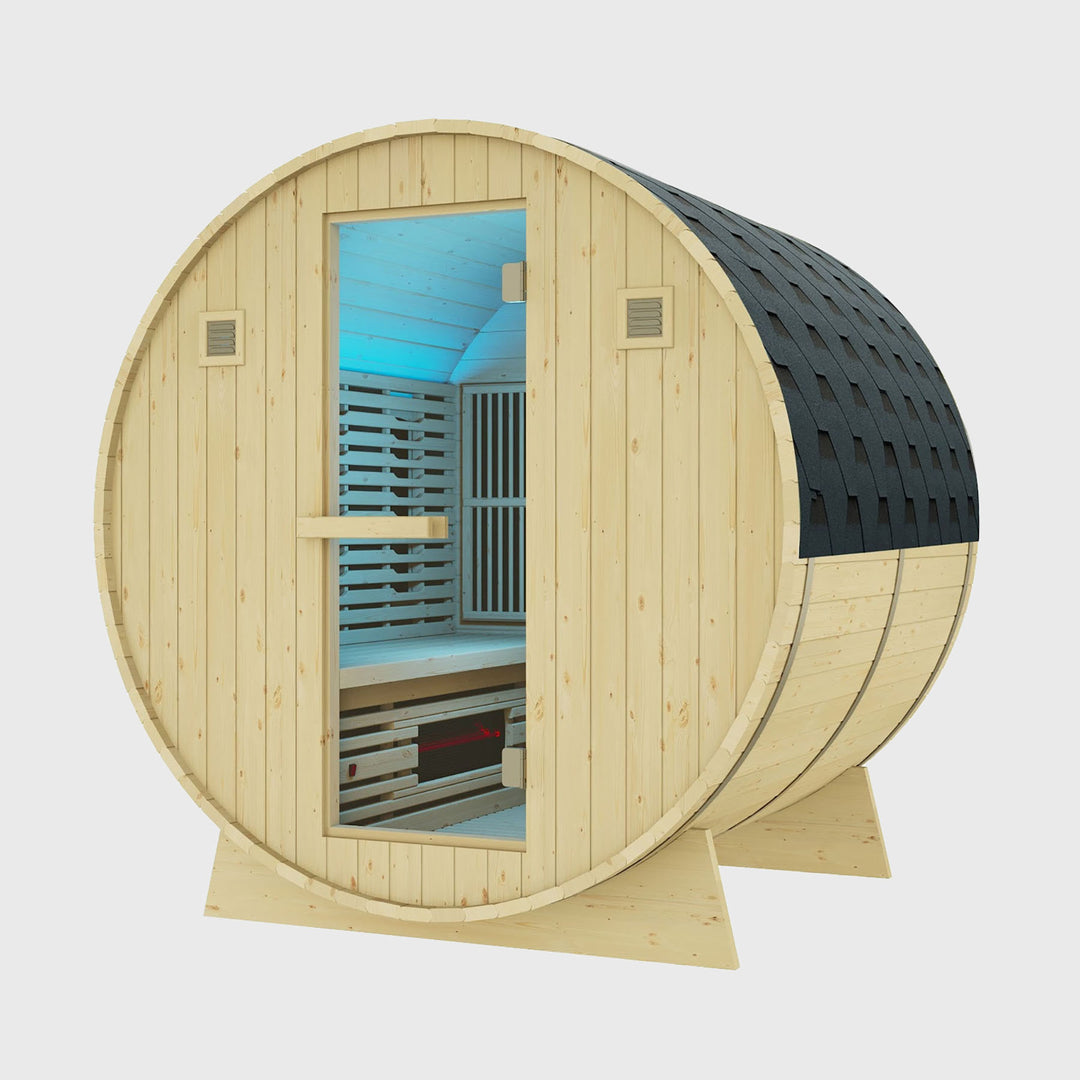 Rejuvenex - Outdoor Infrared Barrel Sauna