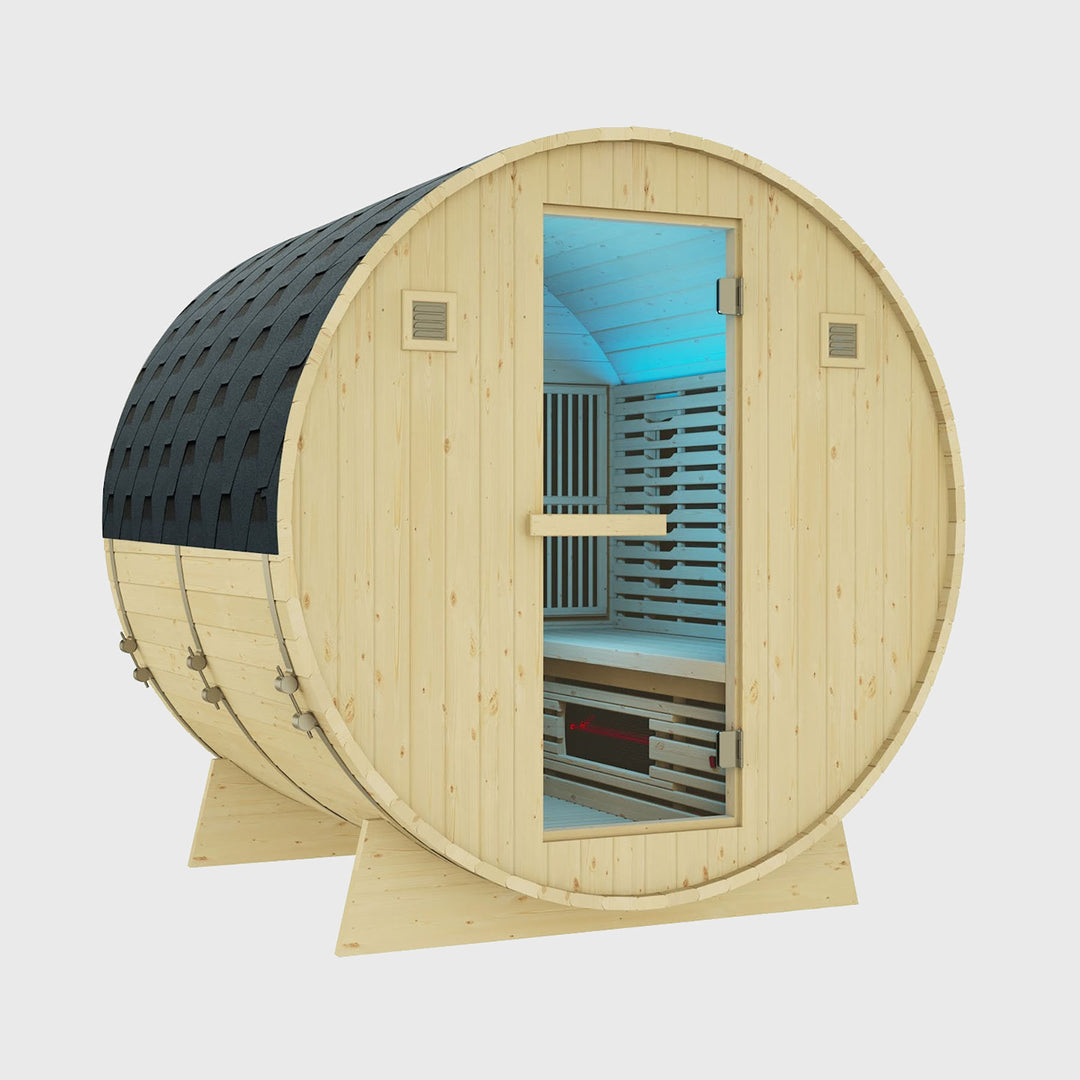 Rejuvenex - Outdoor Infrared Barrel Sauna