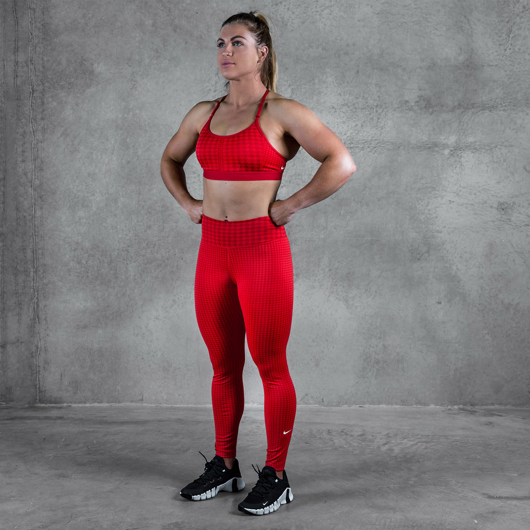 Nike Dri-FIT Power Essential Running Capri Legging, Black & Pink