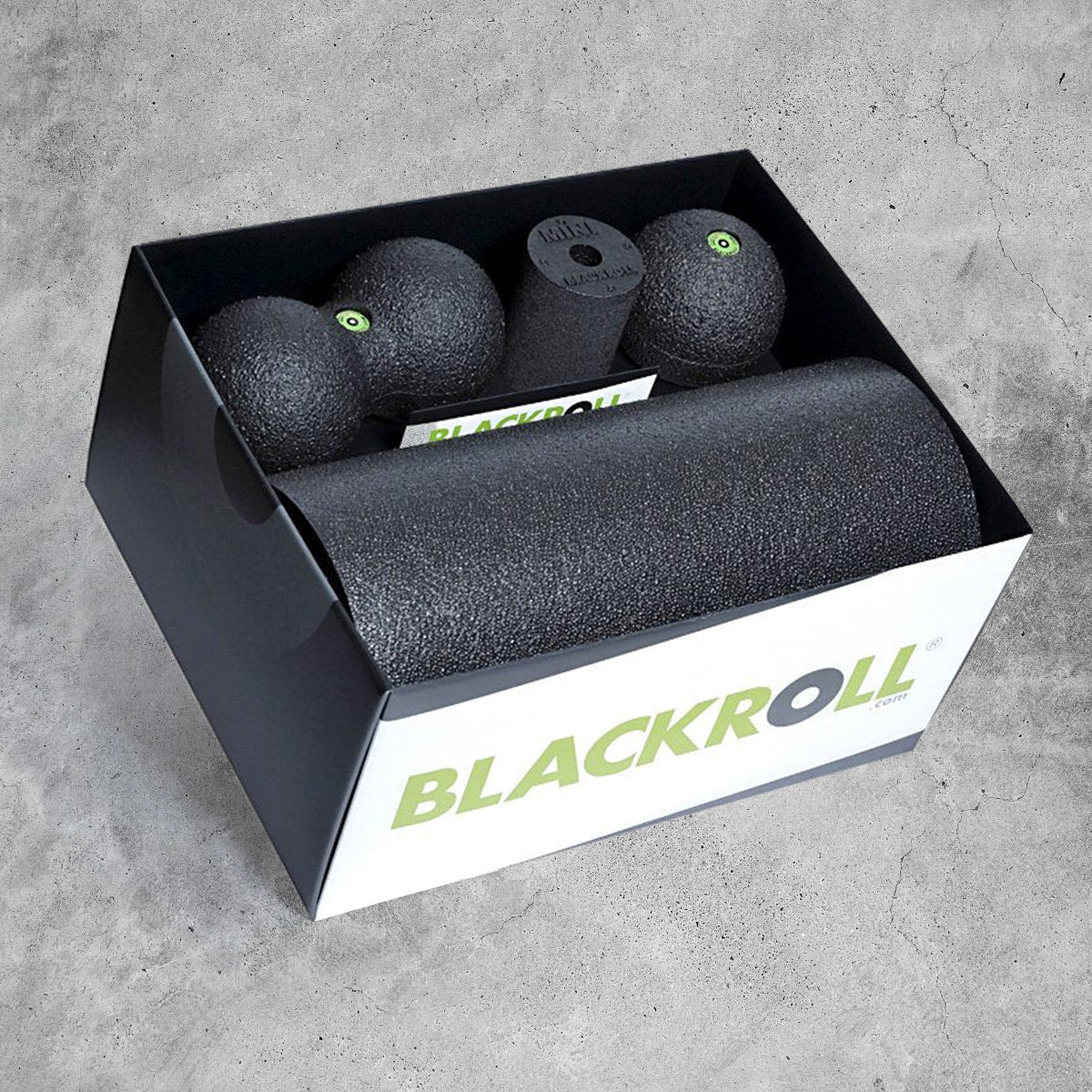 BLACKROLL BLACKBOX SET Foam Roller Set The WOD Life