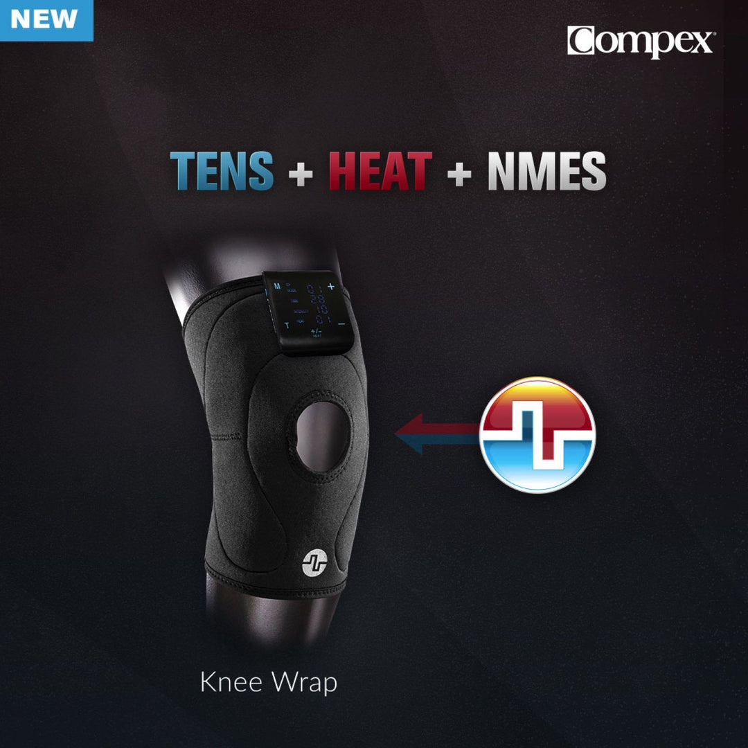 Compex TENS/Heat Knee Wrap - Small / Medium