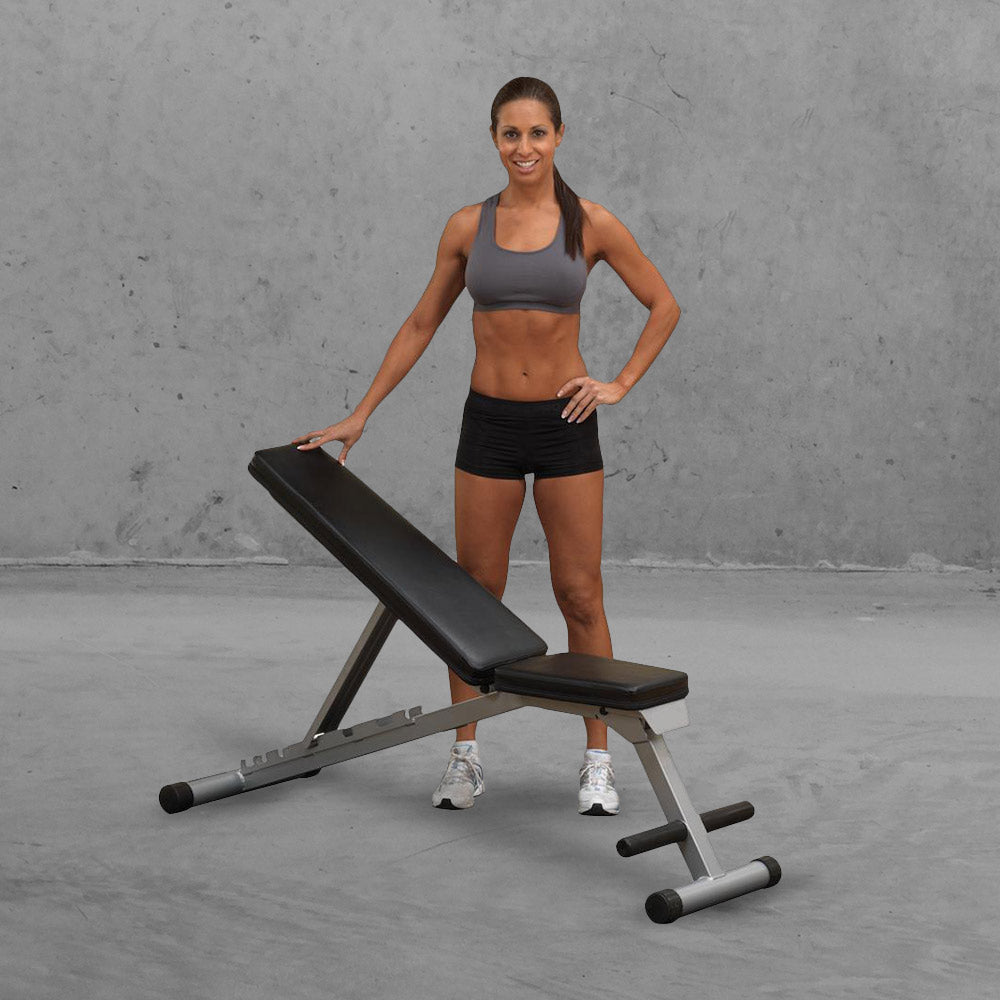 Powerline Flat Incline Decline Folding Bench The WOD Life